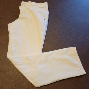 Pilcro White Chinos, Sz 28